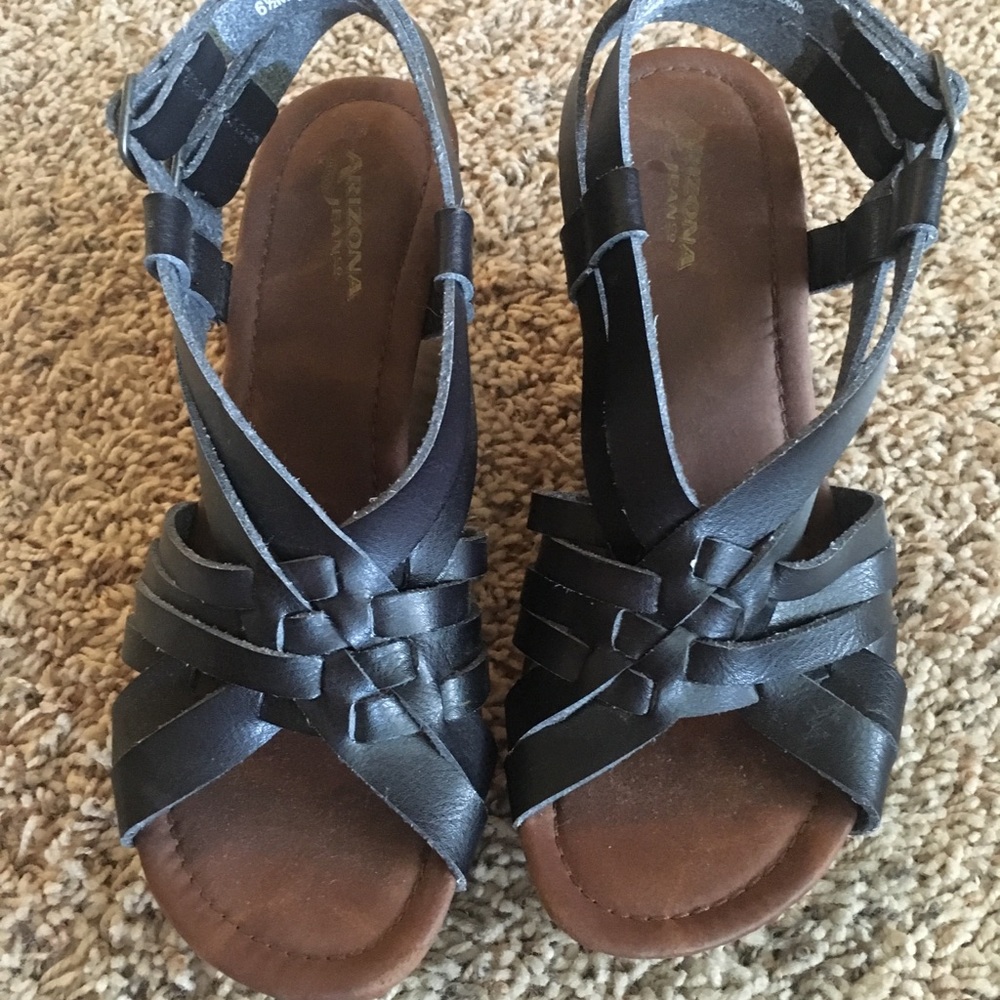 Arizona wedge sandals